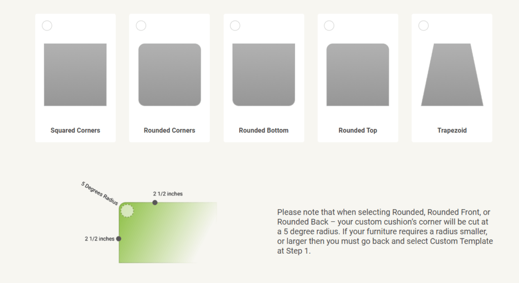 custom cushions, bench cushions, custom bench cushions